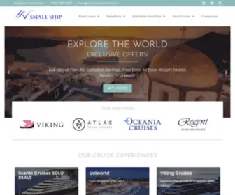 SmallshipVoyages.com(Small Ship Voyages) Screenshot