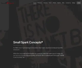 Smallsparkconcepts.com(Innovative automotive air filter startup) Screenshot