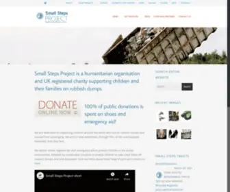Smallstepsproject.org(Small Steps Project) Screenshot