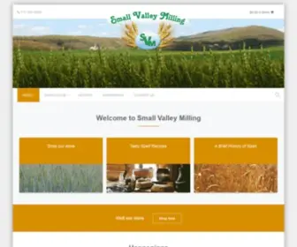 Smallvalleymilling.com(We make 100% Natural and Organic Spelt Flour) Screenshot