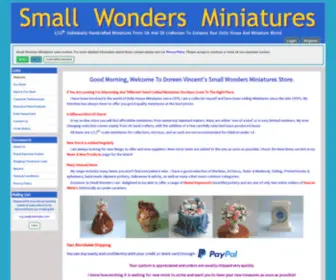 Smallwondersminiatures.co.uk(Small Wonders Miniatures) Screenshot