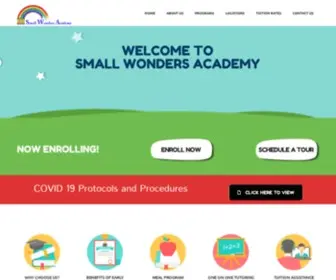 Smallwonderspa.com(Small Wonders Academy) Screenshot