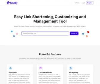 Smally.link(Free Custom Link Shortener) Screenshot