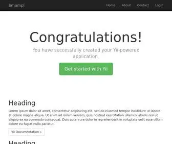 Smampl.com(My Yii Application) Screenshot