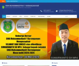 Smamuh1Kra.sch.id(Website Resmi SMA Muhammadiyah 1 Karanganyar) Screenshot