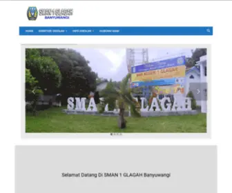 Sman1Glagah.sch.id(SMAN 1 GLAGAH) Screenshot