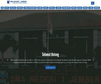 Sman1Jember.sch.id(SMA Negeri 1 Jember) Screenshot