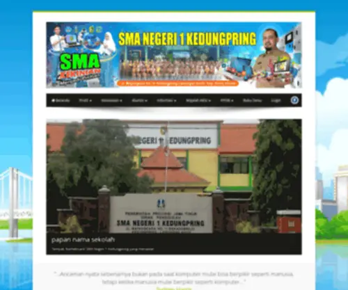Sman1Kedungpring.sch.id(Selamat datang di website resmi SMA Negeri 1 Kedungpring) Screenshot