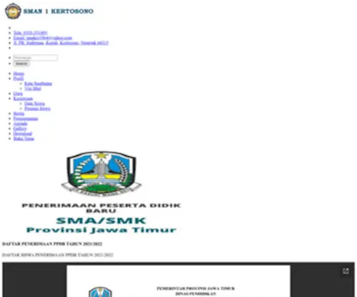 Sman1Kertosono.sch.id(SMAN 1 KERTOSONO) Screenshot