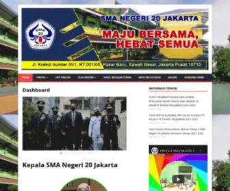 Sman20-JKT.sch.id(Sman 20 JKT) Screenshot