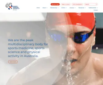Sma.org.au(Sports Medicine Australia) Screenshot