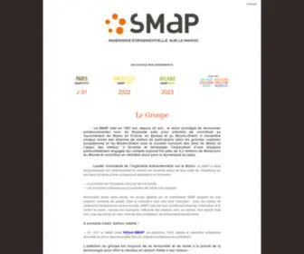 Smapgroup.com(Ingénierie événementielle sur le Maroc) Screenshot