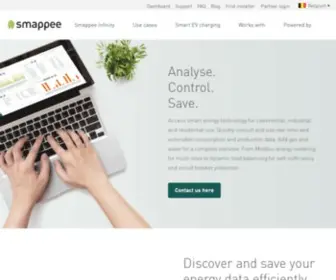 Smappee.com(Energy efficiency for residential and commercial use) Screenshot