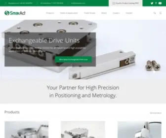 Smaract.com(High Precision Positioning and Metrology Solutions) Screenshot