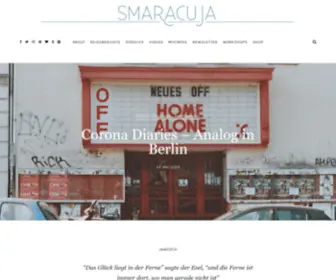 Smaracuja.de(Reiseblog SMARACUJA) Screenshot