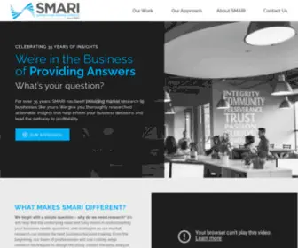Smari.com(Market Research) Screenshot