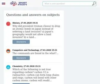 Smart-Answers.com(Solving homework) Screenshot