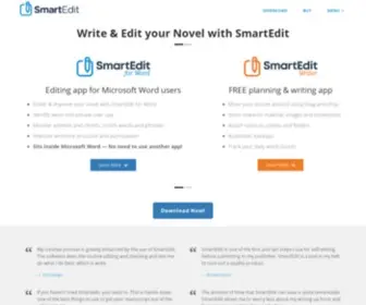 Smart-Edit.com(Write and Edit Your Novel with SmartEdit) Screenshot