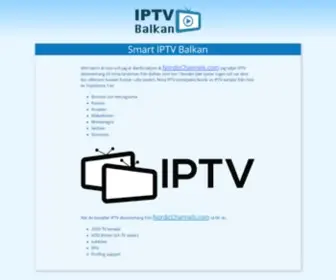 Smart-IPTV-Balkan.com(Smart IPTV Abonnemang) Screenshot