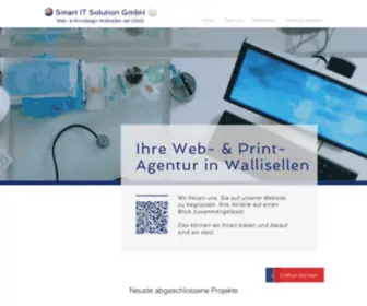 Smart-IT-Solution.com(Und Printdesign Wallisellen) Screenshot