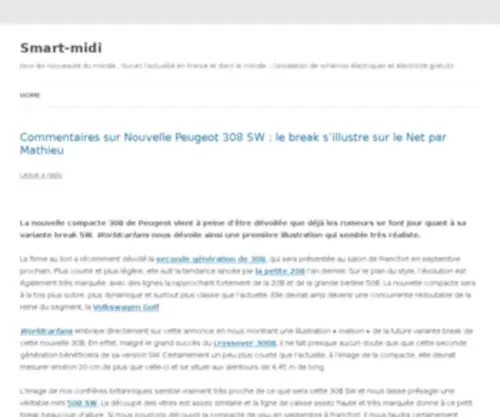 Smart-Midi.net(Actualité Internetionalen) Screenshot