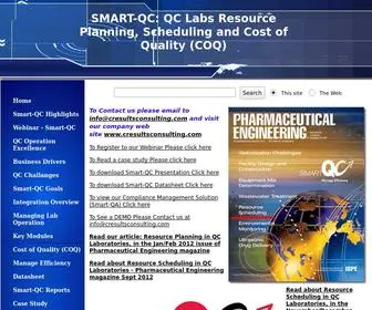 Smart-QC.com(QC Labs Resource Planning) Screenshot