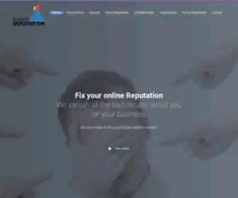 Smart-Reputation.com(Change your online reputation) Screenshot