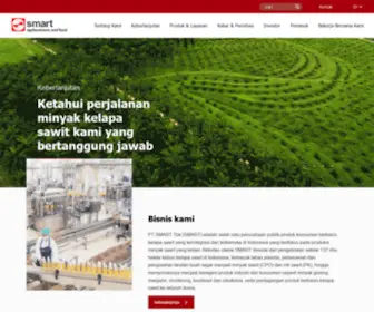 Smart-TBK.com(PT Sinar Mas Agro Resources and Technology Tbk (PT SMART Tbk)) Screenshot