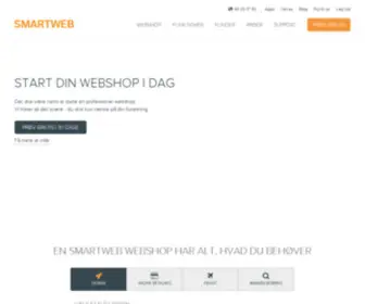 Smart-Web.dk(Danmarks førende domæneregistrator med +60.000 kunder. Få skræddersyet) Screenshot