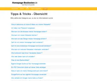 Smart-Webentwicklung.de(Übersicht unserer Artikel auf Homepage) Screenshot