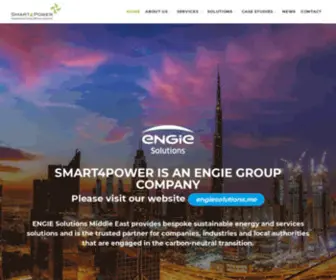 Smart4Power.com(Providing premier energy efficiency solutions for existing buildings throughout the UAE and Middle East) Screenshot