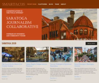 Smartacus.com(Saratoga Journalism Collaborative) Screenshot