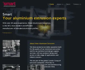 Smartalu.co.uk(Smart Aluminium Extrusions) Screenshot