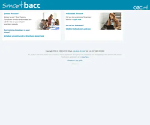 Smartbacc.com(Moodle) Screenshot