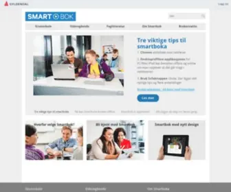 Smartbok.no(Smart Bok er den digitale utgaven av våre lærebøker) Screenshot