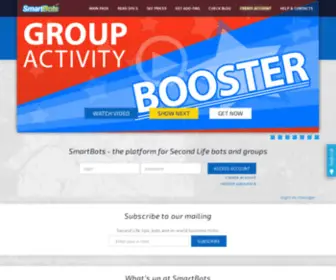 Smartbots2Life.com(Second Life bot hosting with dozens of tools) Screenshot