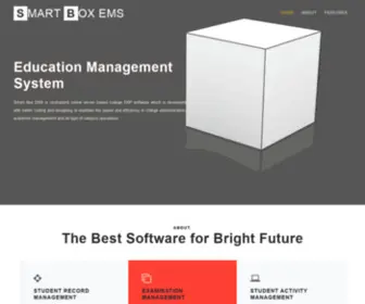 Smartboxems.com(Education Management System) Screenshot