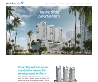 Smartbrickell.com(The first Smart project in Miami) Screenshot