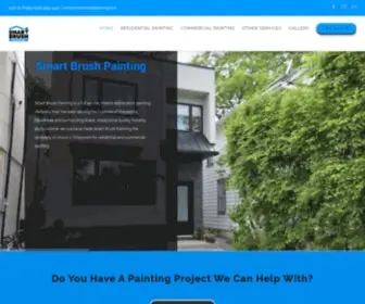 Smartbrushpainting.com(Smart Brush Painting is a full service) Screenshot