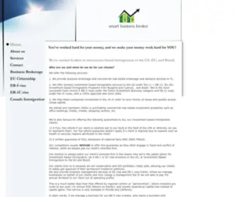 Smartbusinessbroker.com(Investment based immigration and citizenship by investment since 2002) Screenshot