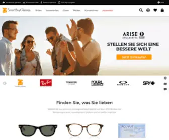 Smartbuyglasses.at(Sonnenbrillen & Brillen) Screenshot
