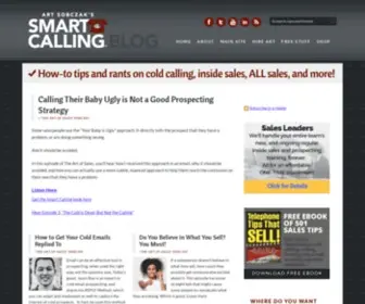 Smartcalling.com(How to Tips and Rants on Cold Calling) Screenshot