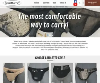 Smartcarry.com(SmartCarry Invisible Concealed Carry Holsters) Screenshot