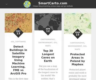 Smartcarto.com(Unique blog presenting curious maps and gis methods) Screenshot