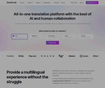 Smartcat.com(Translation & Localization Platform) Screenshot