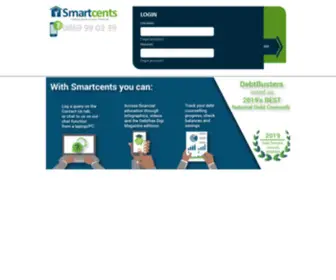 Smartcents.co.za(Create Profile) Screenshot