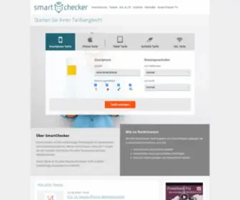 Smartchecker.de(Der Smartphone Tarifvergleich) Screenshot