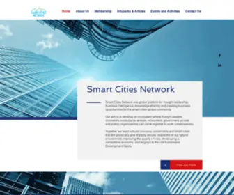 Smartcitiesnetwork.net(Smart Cities Network) Screenshot