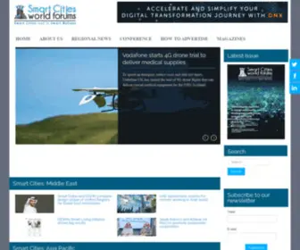 Smartcitiesworldforums.com(Providing daily news and analysis of technology trends that are shaping the future of Smart Cities) Screenshot