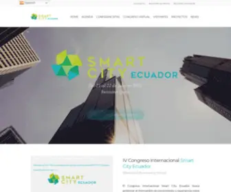 Smartcityecuador.com(Smart City Ecuador Congreso Internacional) Screenshot